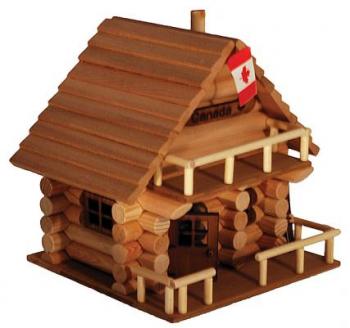 Alpine Ski Chalet Log Cabin Kit